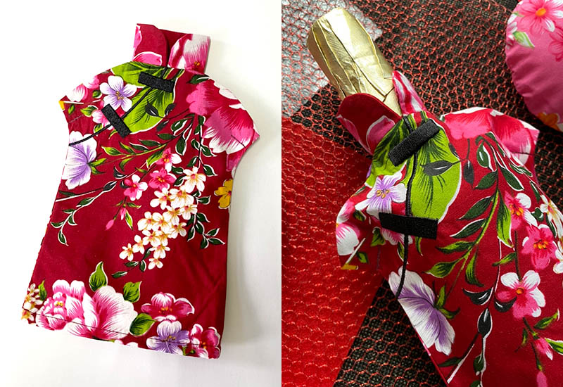 台灣花布 花布酒瓶衣